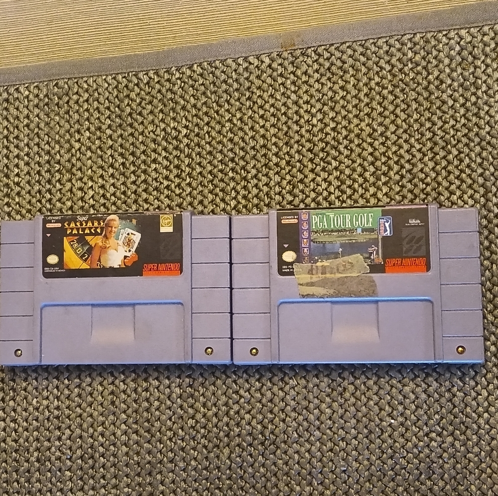 2 Super Nintendo games